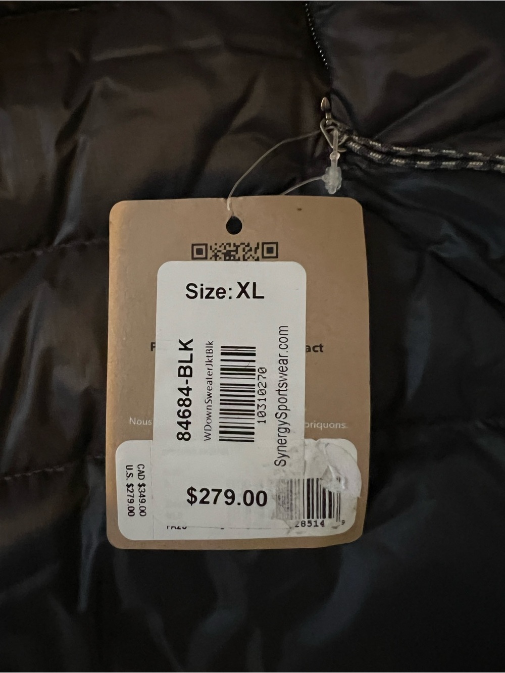Patagonia black Quilted Down Jacket with Logo Patch - Picture 4 of 4